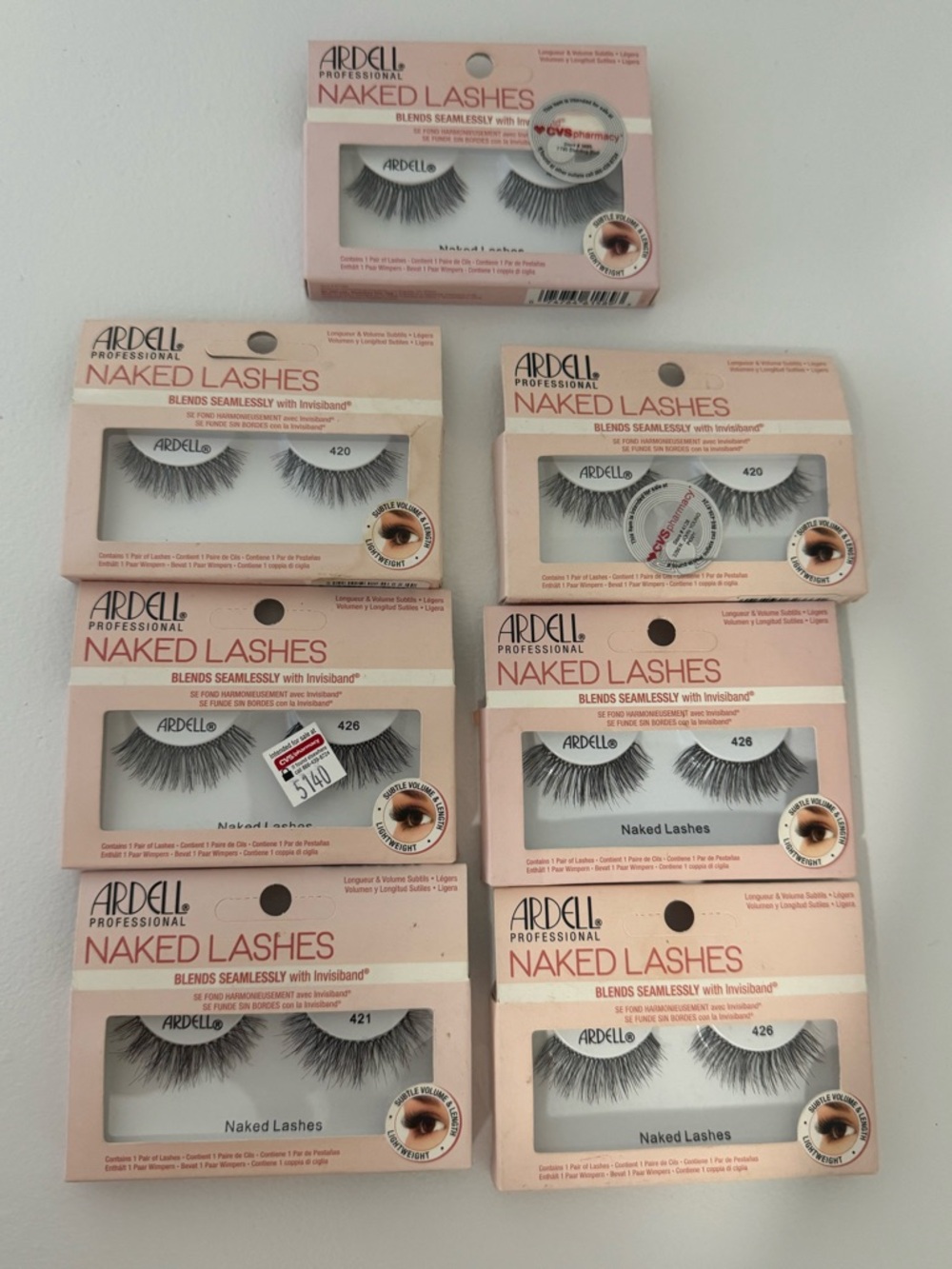 Ardell Naked Lashes - Black and Peach Packaging